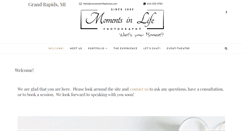 Desktop Screenshot of momentsinlifephotos.com